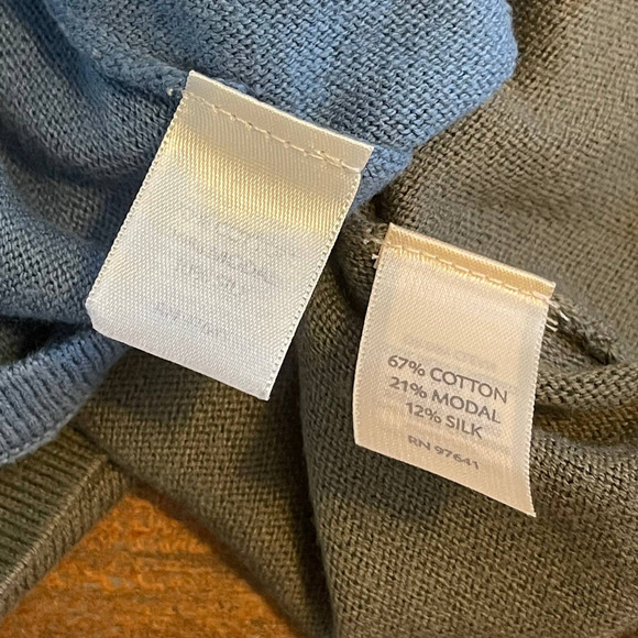 Pure Jill LOT OF 02 Women's Cotton Silk Tunic Sweaters Sz Small - Picture 6 of 8